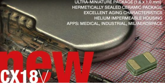 Statek CX18VSCSM1-32.768K醫療級超微型晶體